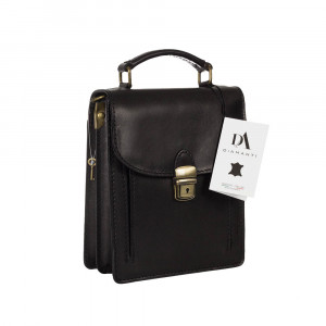 Borseta barbati din piele naturala DiAmanti Marcello Nero 7024